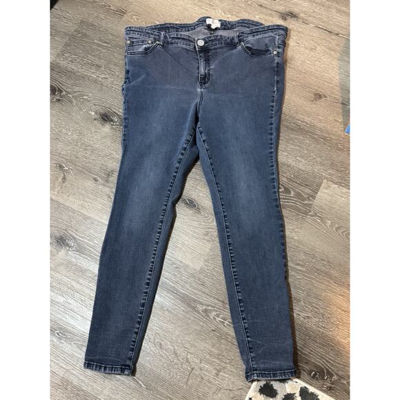 Eloquii Denim Skinny Jeans, Stretchy, Medium Wash, Size 18G - Picture 1 of 9